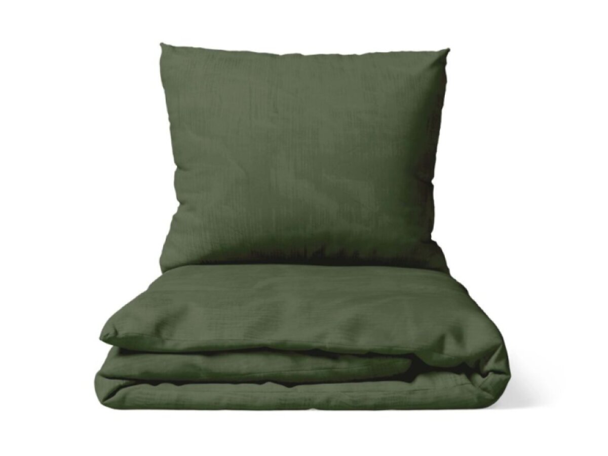 Mušelínové povlečení Green