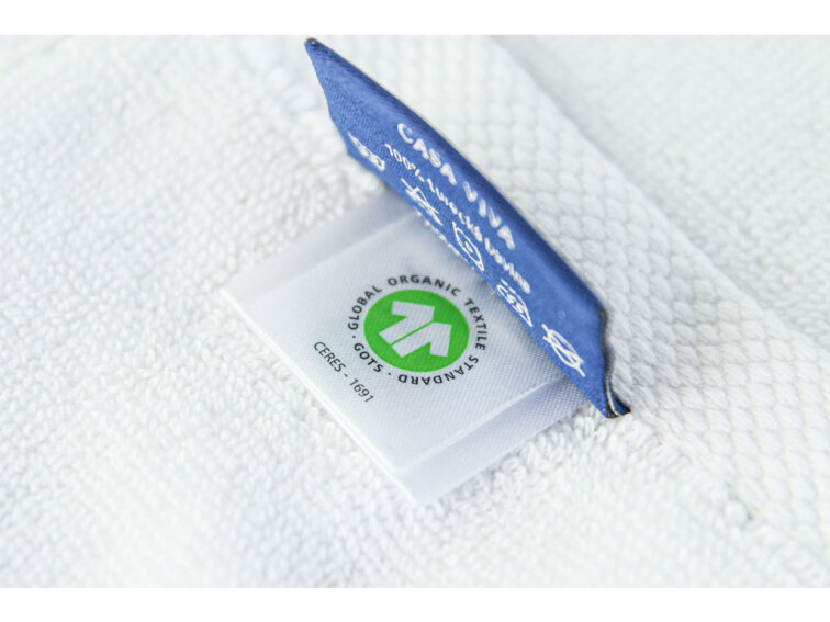 Ručníky a osušky CASA VIVA - bílá - GOTS