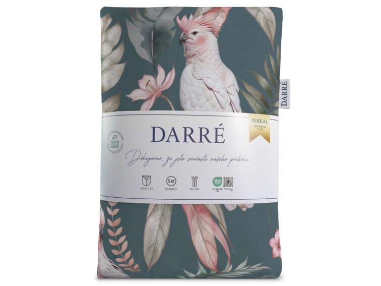 Bavlněné povlečení Tropický vánek starorůžové - duo