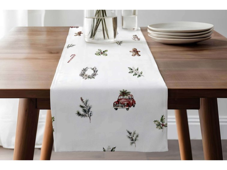 Bavlněný běhoun Vánoční jízda