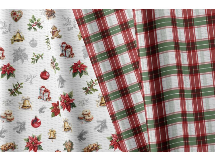 Krepové povlečení Vánoční svátky - duo