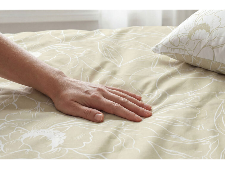 Bavlněné povlečení Blossom - béžové - duo