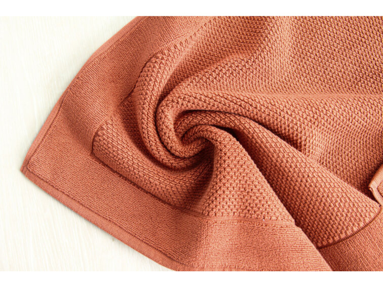 Koupelnová předložka CASA PURA - terakotová - GOTS