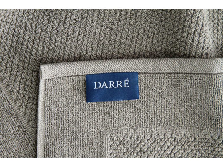 Koupelnová předložka CASA PURA - tmavě šedá - GOTS