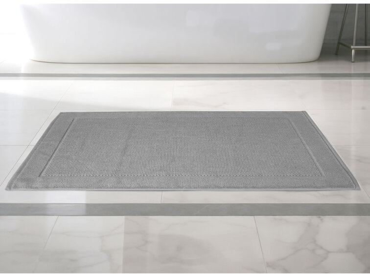 Koupelnová předložka CASA PURA - tmavě šedá - GOTS