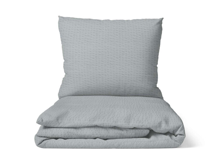 Krepové povlečení Jednobarevné - světle šedé