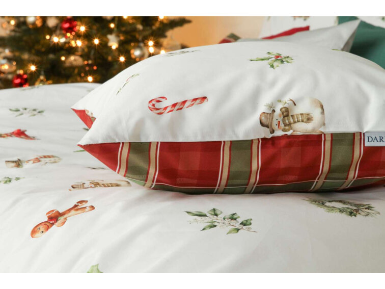 Bavlněné povlečení Vánoční jízda - duo