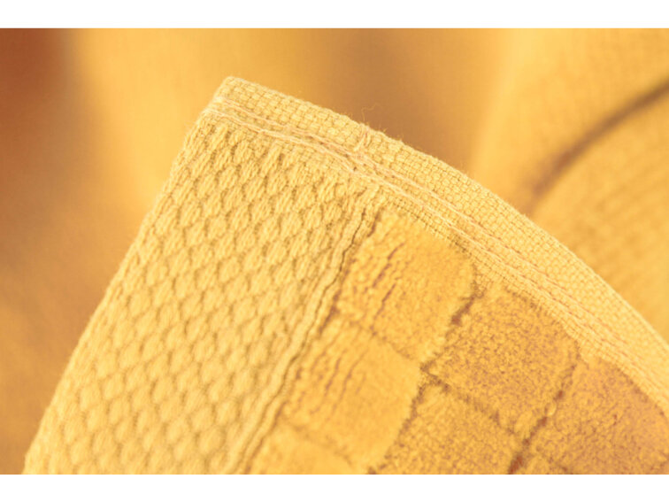 Ručníky a osušky CASA VIVA - medově žlutá - GOTS