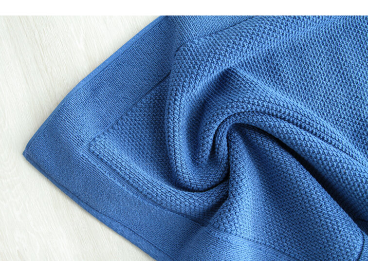 Koupelnová předložka CASA PURA - královská modrá - GOTS