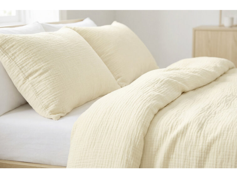 Celoroční mušelínové povlečení Ivory