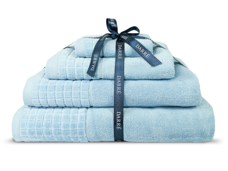 Výhodná sada uterákov a osušiek CASA VIVA - nebesky modrá