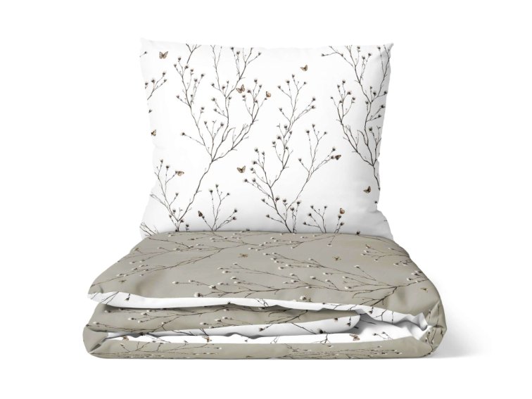 Bavlněné povlečení Půvabné větvičky - duo