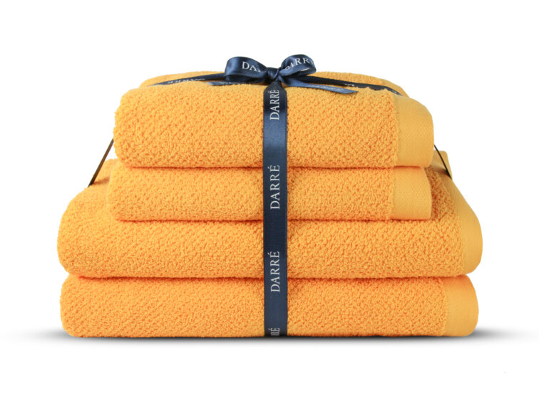 Výhodná sada ručníků a osušek CASA ORGANICA - oranžová