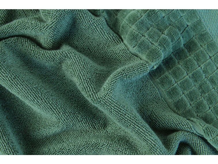 Ručníky a osušky CASA VIVA - lesní zelená - GOTS