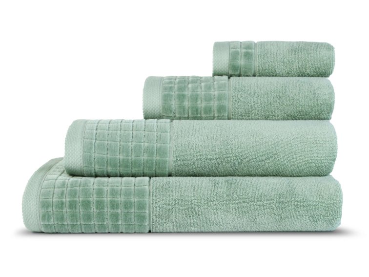 Ručníky a osušky CASA VIVA - šalvějově zelená - GOTS