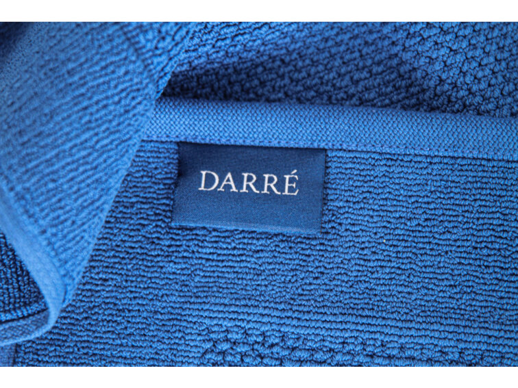 Koupelnová předložka CASA PURA - královská modrá - GOTS