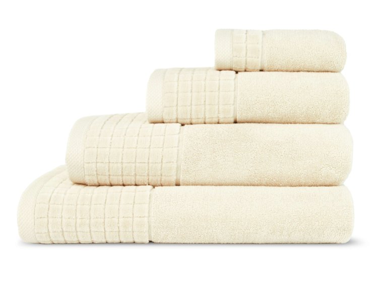 Ručníky a osušky CASA VIVA - smetanová - GOTS