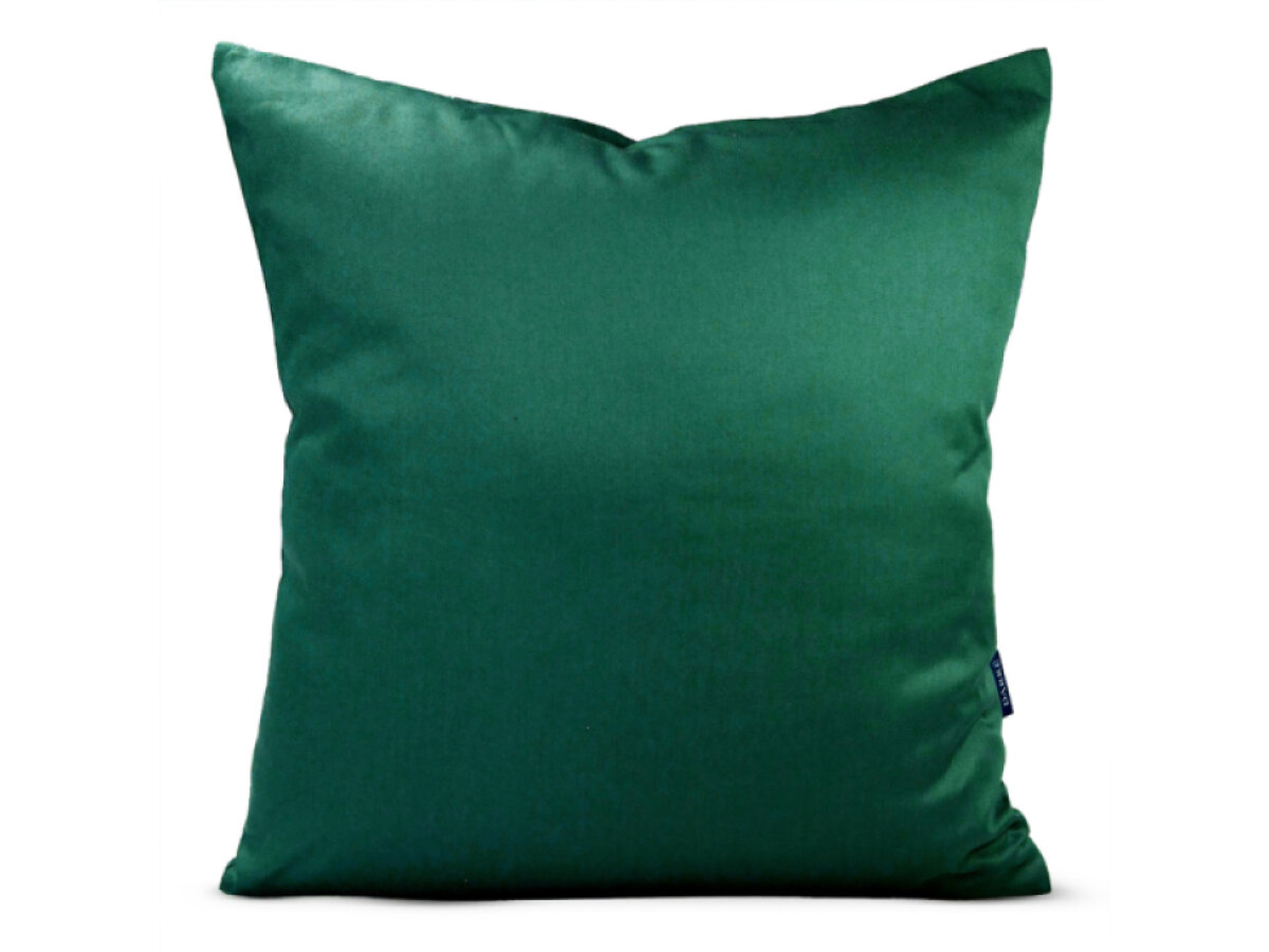 Saténový povlak na polštář Royal - dark green