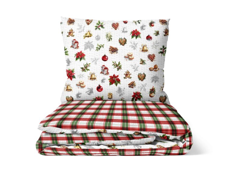Krepové povlečení Vánoční svátky - duo