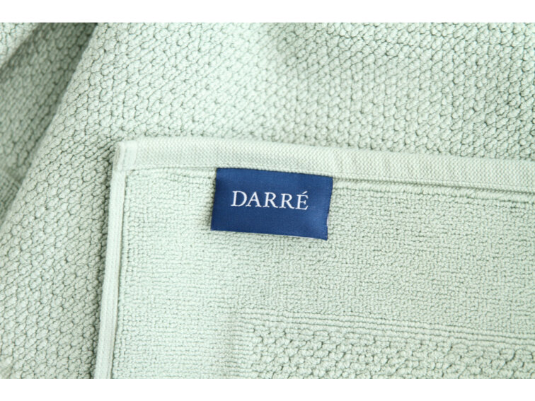 Koupelnová předložka CASA PURA - šalvějově zelená - GOTS