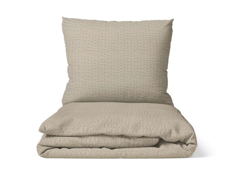 Krepové povlečení Jednobarevné - béžové