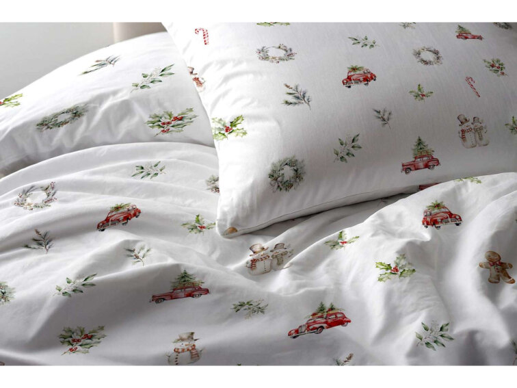 Bavlněné povlečení Vánoční jízda