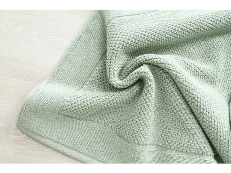 Koupelnová předložka CASA PURA - šalvějově zelená - GOTS