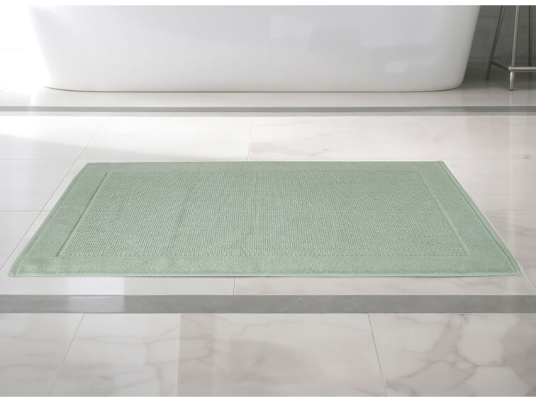 Koupelnová předložka CASA PURA - šalvějově zelená - GOTS