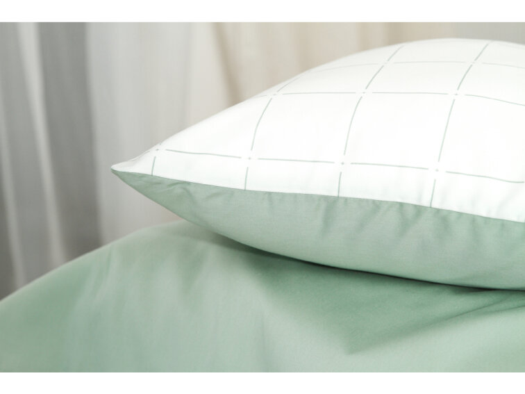 Saténový povlak na polštář Royal Dream - light green