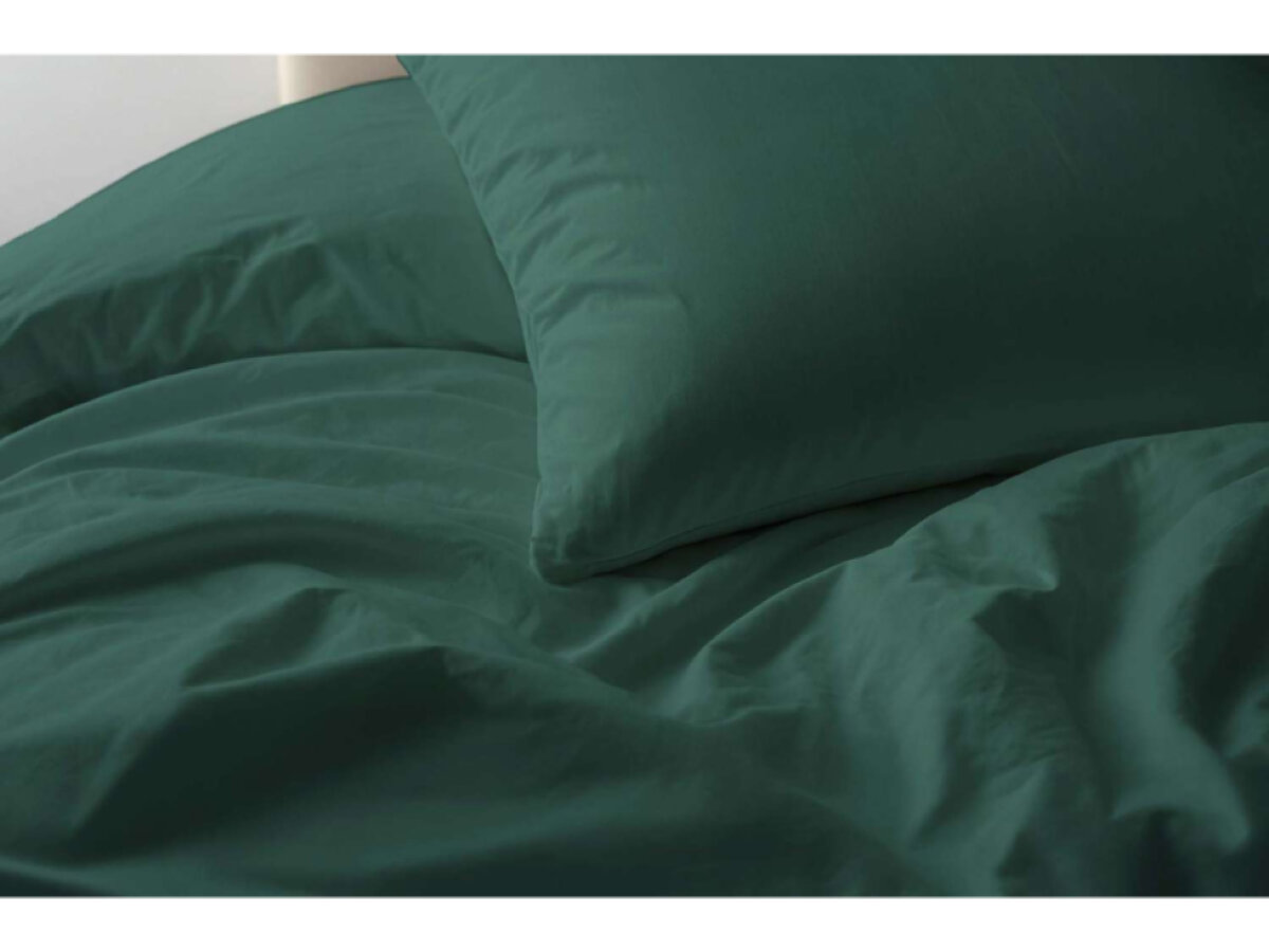 Perkálové bavlněné povlečení Jednobarevné - malachite 2