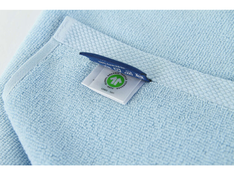 Ručníky a osušky CASA VIVA - nebesky modrá - GOTS