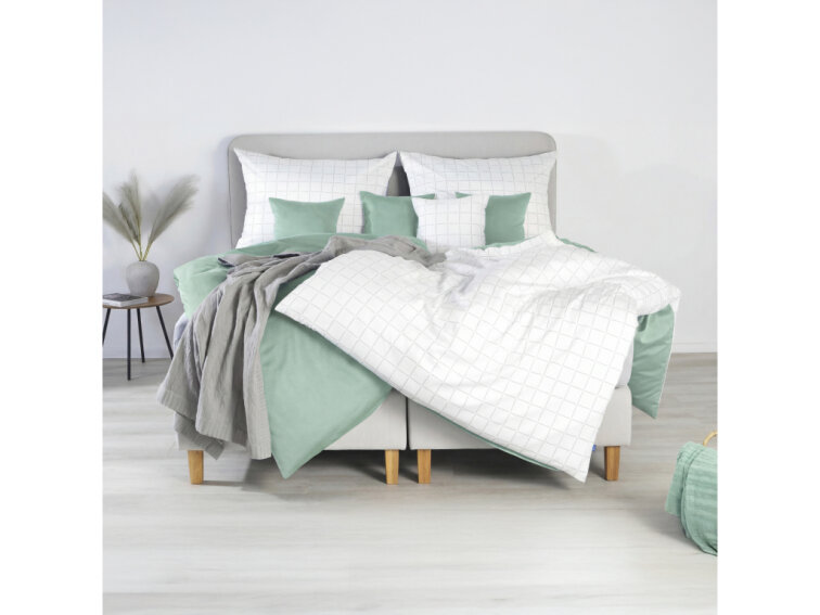 Saténové povlečení Royal Dream - light green