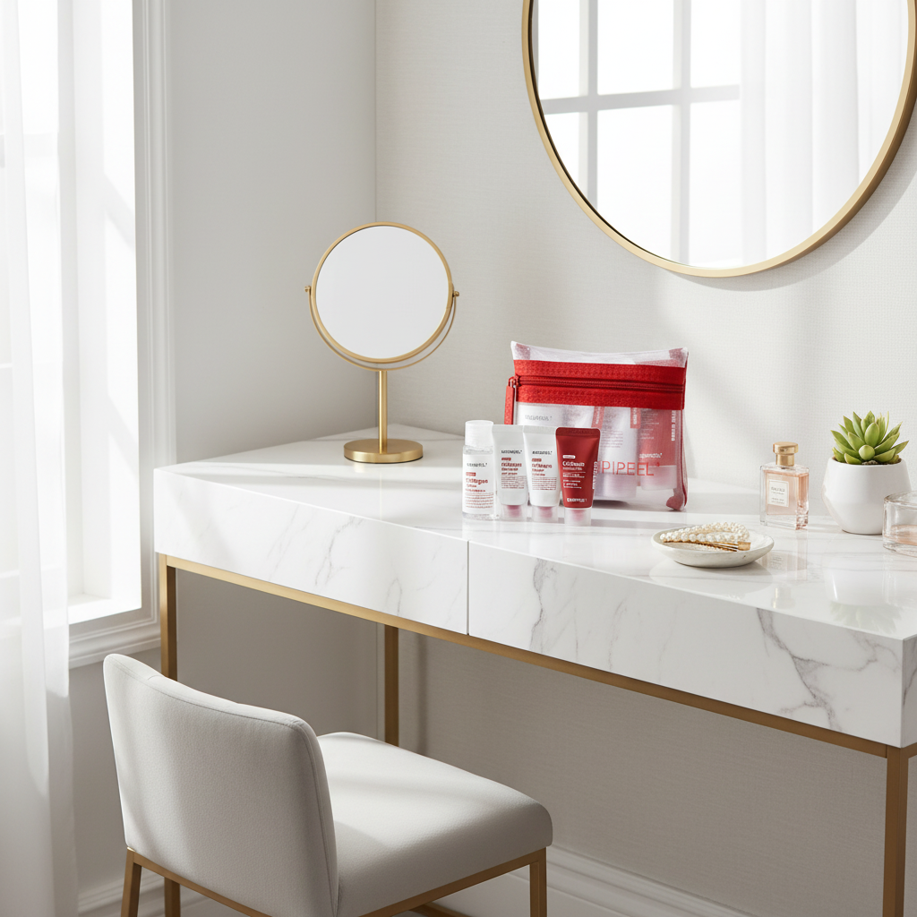 MEDI-PEEL - Red Lacto Collagen Trial Set - Sada péče s kolagenem - 4 ks