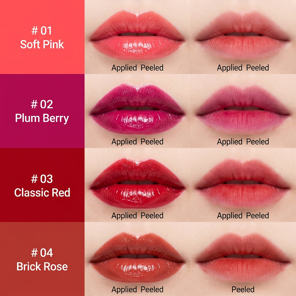 BERRISOM - My Lip Tint Pack 01 Soft Pink - Zabarvený, slupovací tint na rty - 15 g