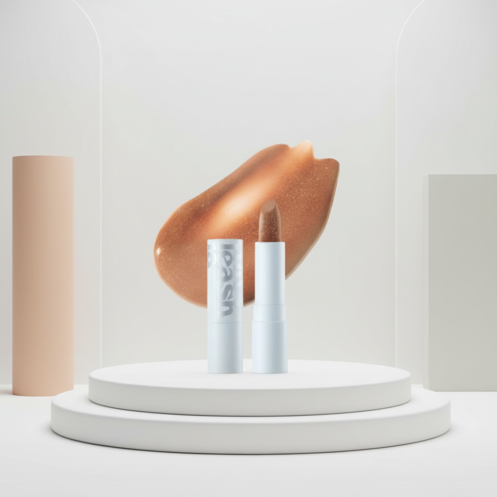 UNLEASHIA - Glacier Vegan Lip Balm - Veganský balzám na rty v odstínu NUDE BLUFF - 19 g