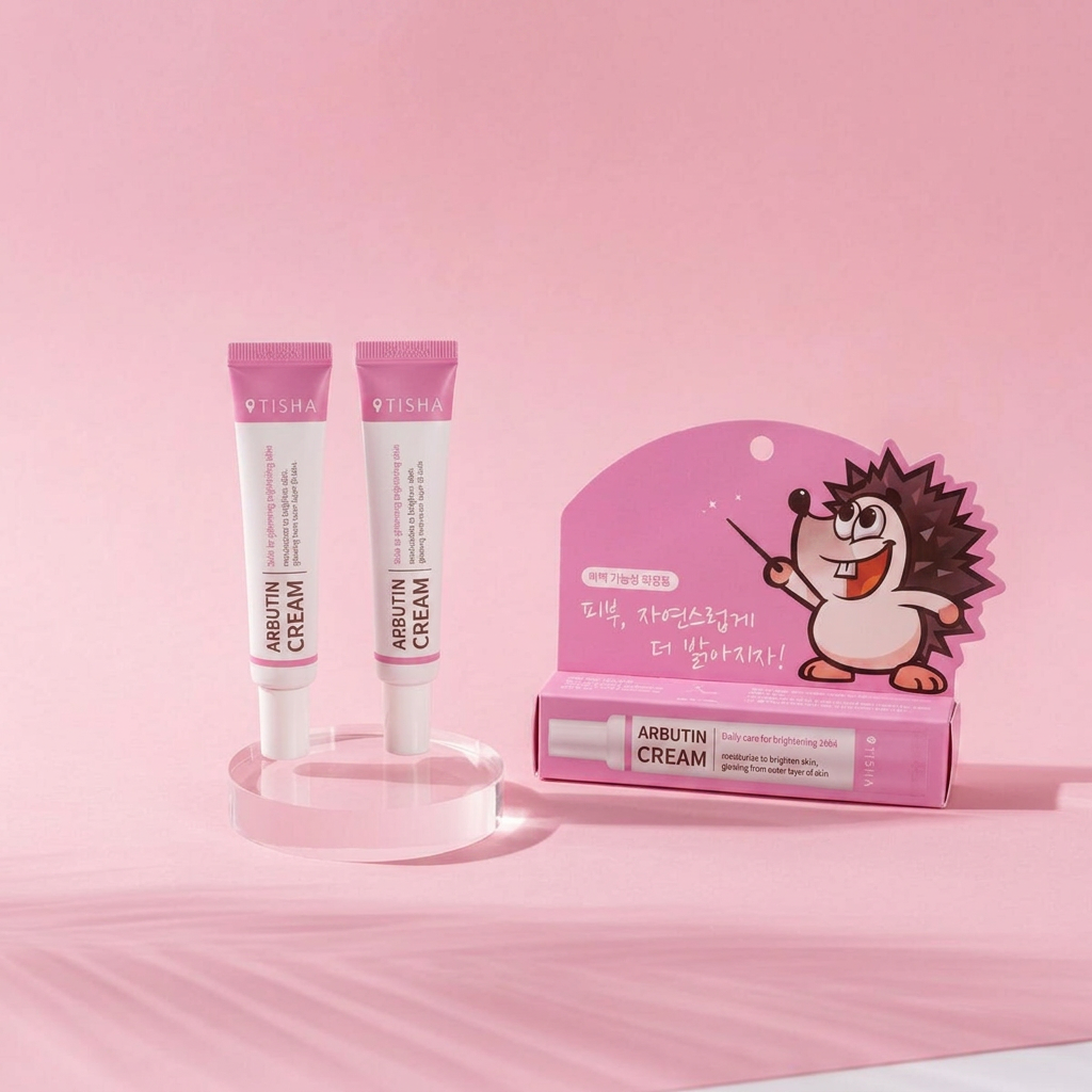 TISHA - Arbutin Cream - Rozjasňující krém s arbutinem proti pigmentovým skvrnám - 15g