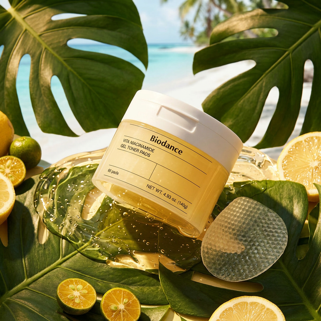 BIODANCE - Vita Niacinamide Gel Toner Pads - Gelové tonerové tamponky s niacinamidem - 60 ks / 140 g