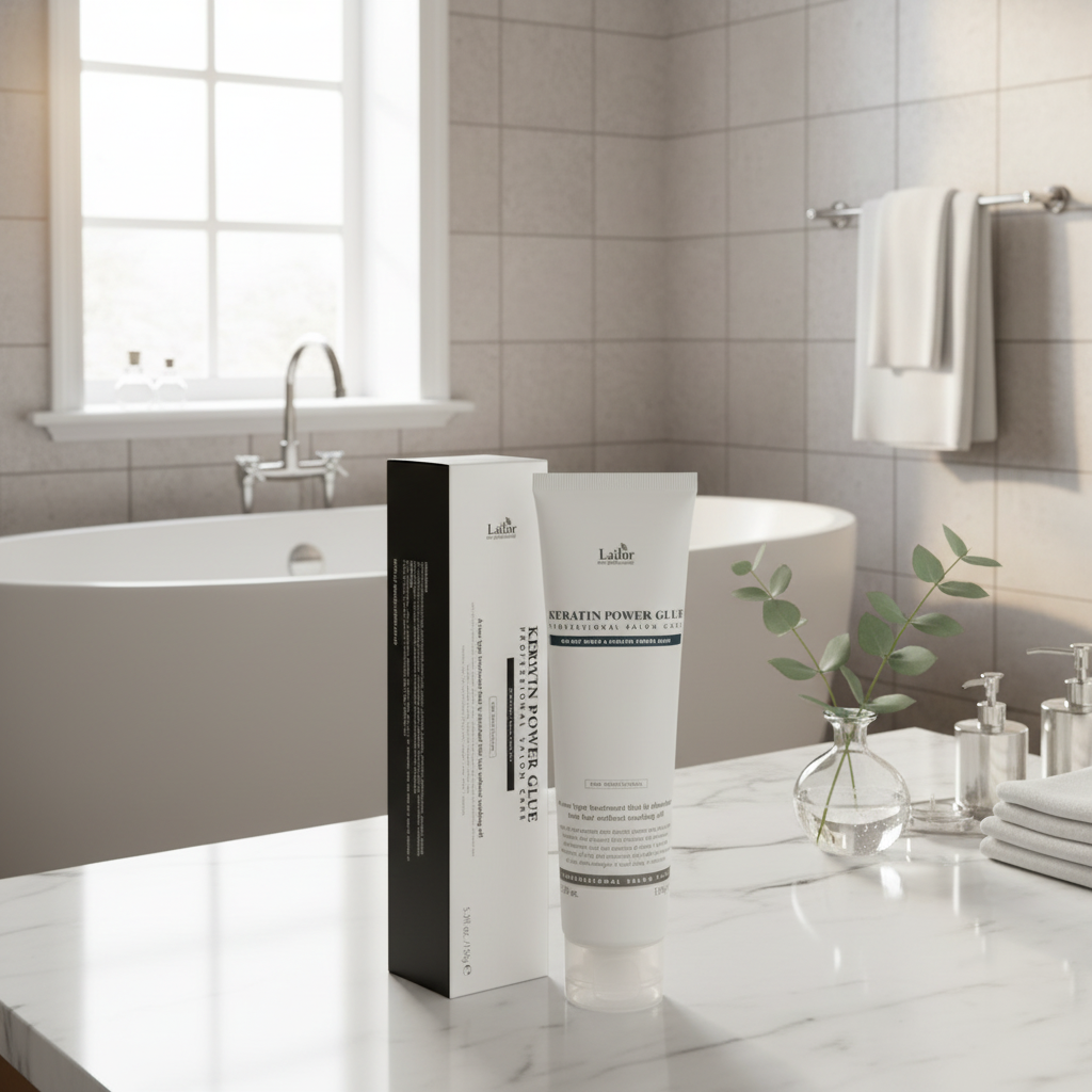 Lador - Keratin Power Glue - Bezoplachová vlasová péče s keratinem - 150 g