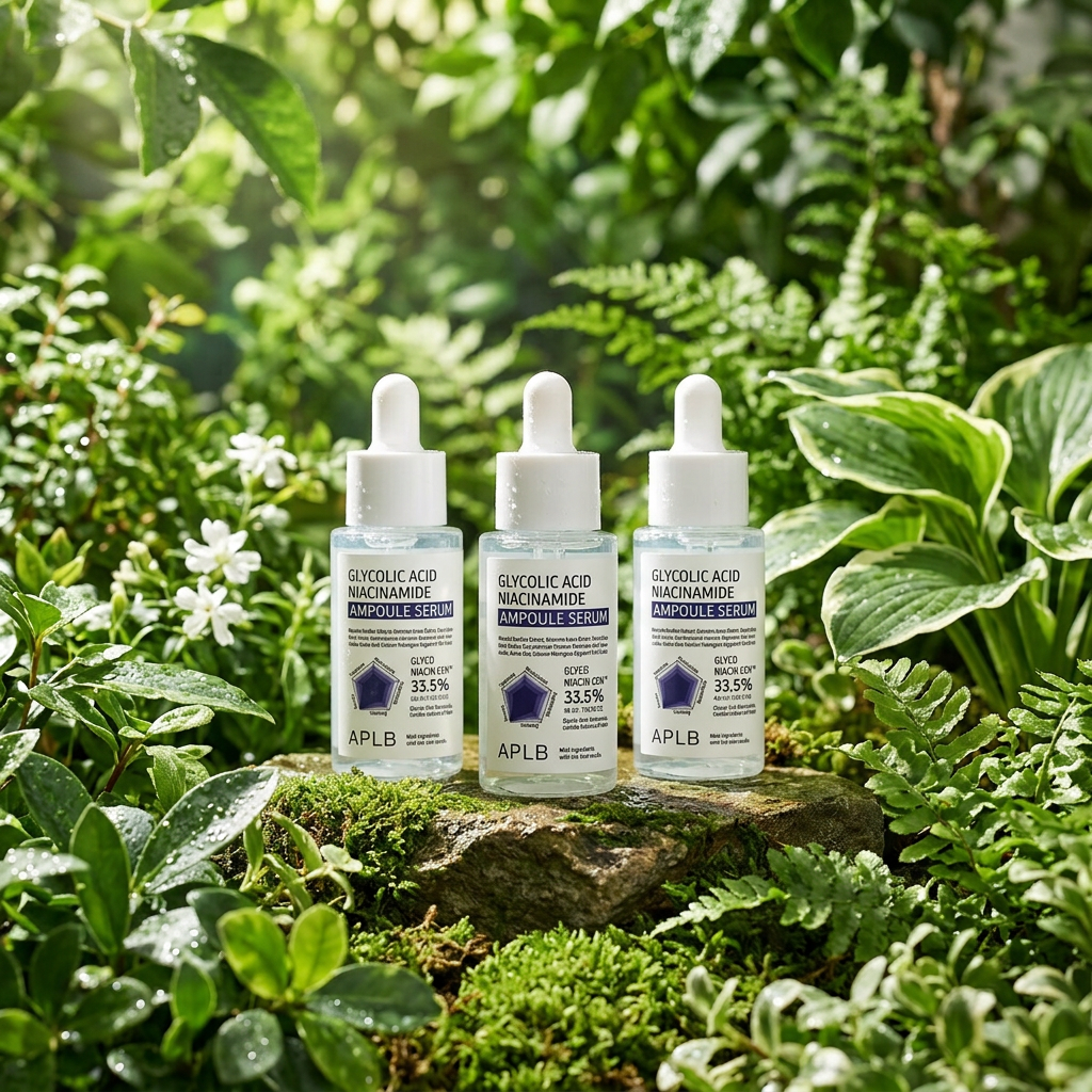 APLB - Glycolic Acid Niacinamide Ampoule Serum - Sérum s niacinamidem a AHA pro pružnou a bezchybnou pleť - 40 ml