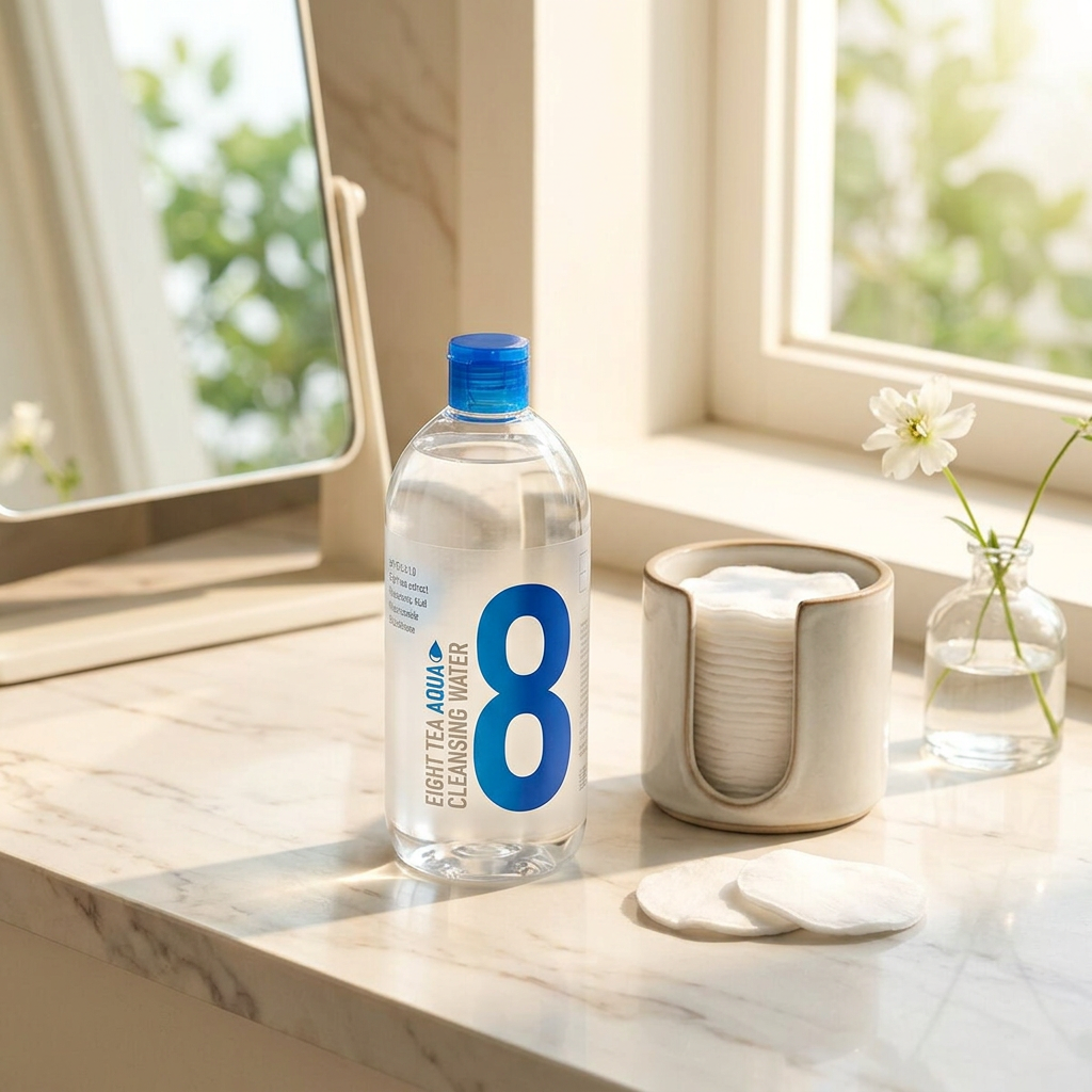 B.O.M. - Eight Tea Aqua Cleansing Water - Hydratační čisticí pleťová voda - 500 ml