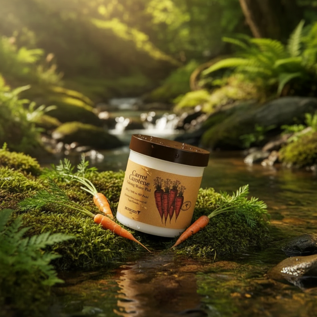 SKINFOOD - Carrot Carotene Calming Water Pad - Zklidňující tonizační tamponky - 60 ks