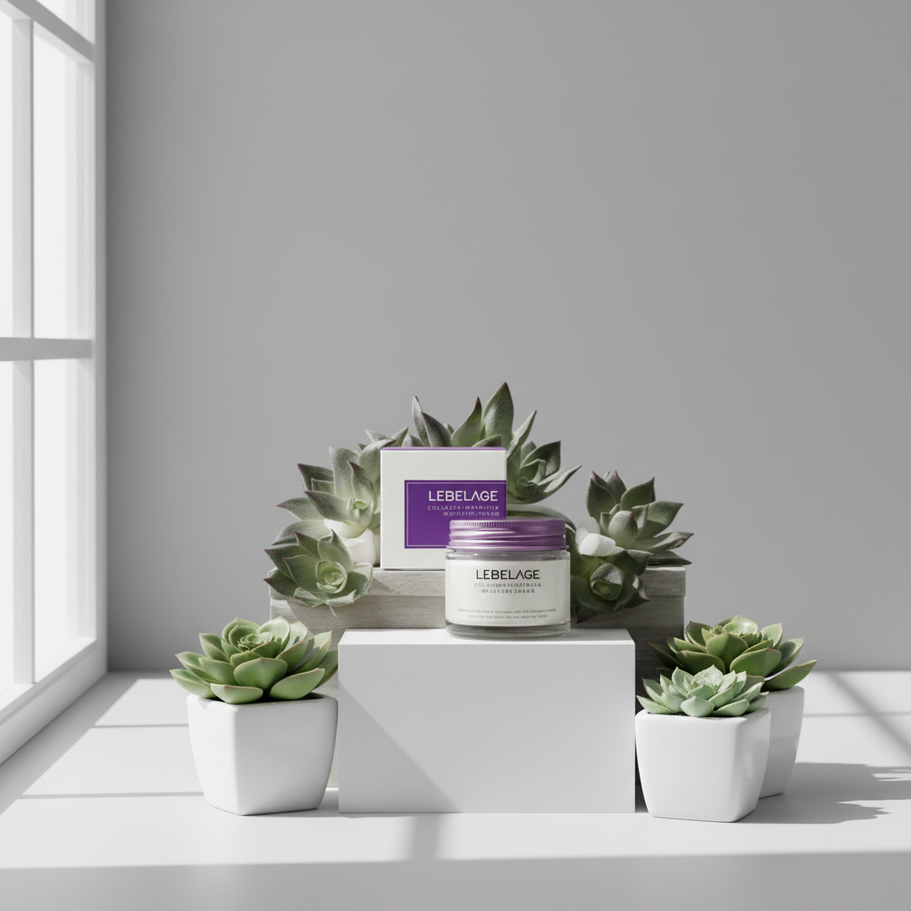 LEBELAGE - Collagen+Green Tea Moisture Cream - Vyživující krém s kolagenem a zeleným čajem - 70 ml