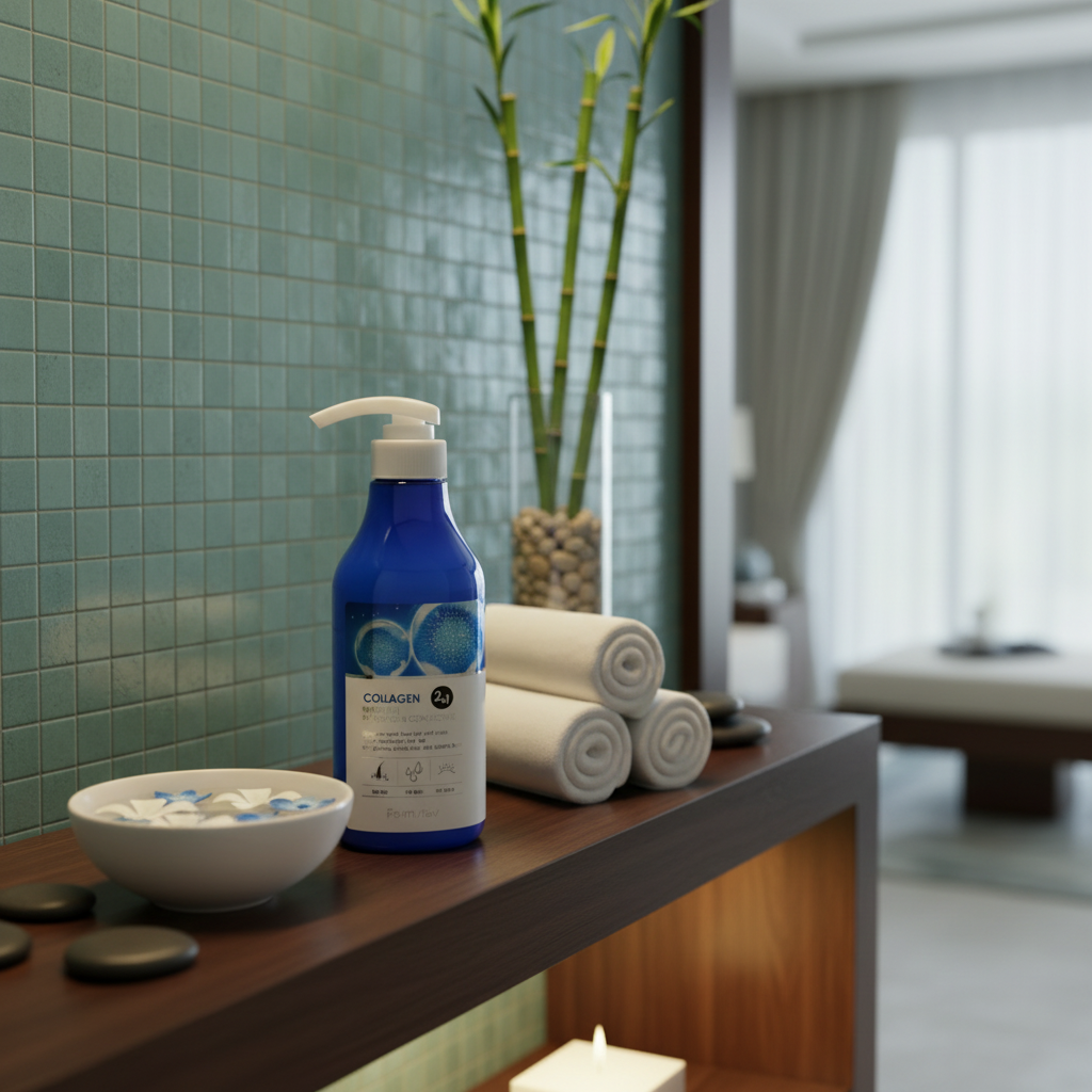 Farm Stay - Collagen Water Full Shampoo & Conditioner - Hydratační šampon a kondicionér s kolagenem - 530 ml