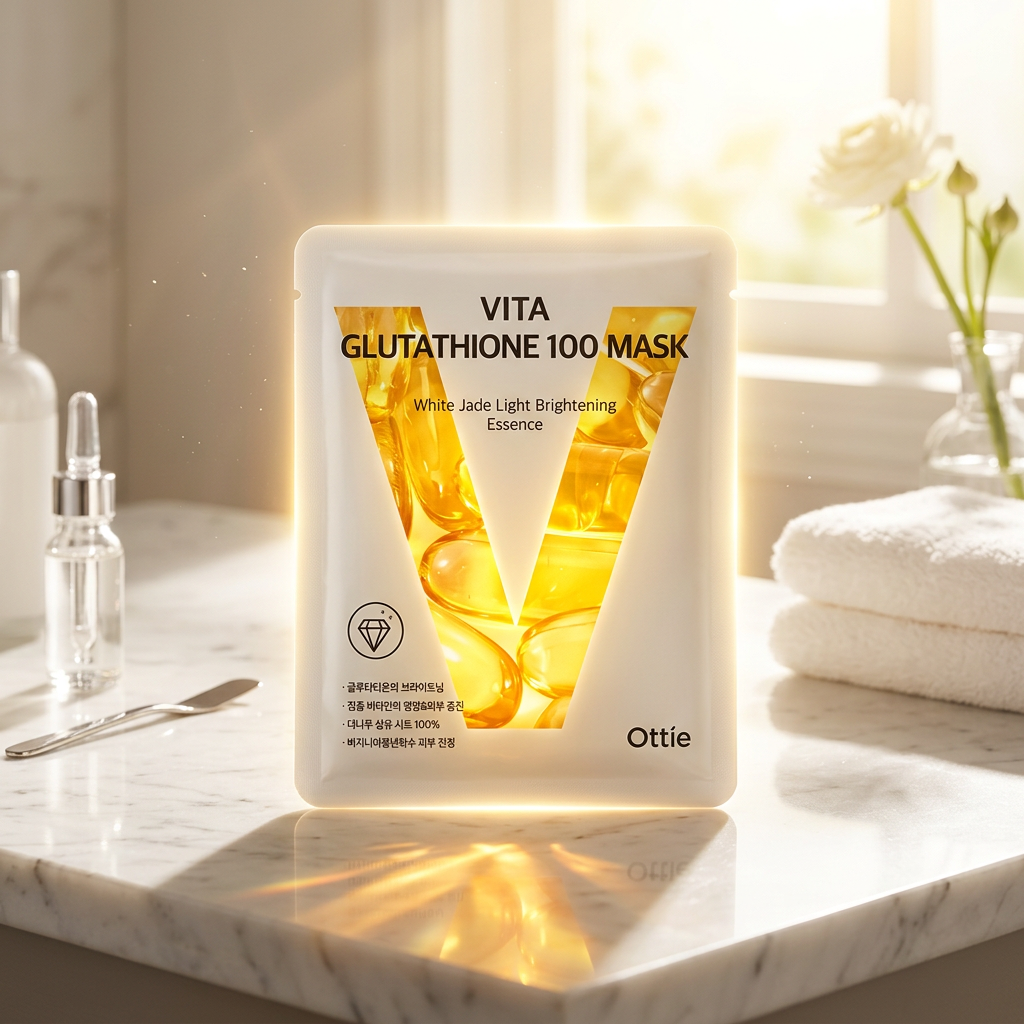 OTTIE - Vita Glutathione 100 Mask -Rozjasňující plátýnková maska s glutathionem - 25 ml