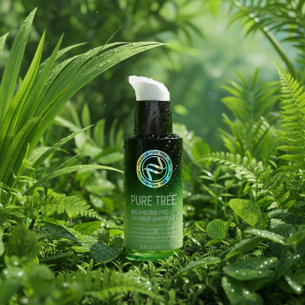 ENOUGH - Pure Tree Balancing Pro Calming Ampoule - Zklidňující ampoule s tea tree - 30 ml