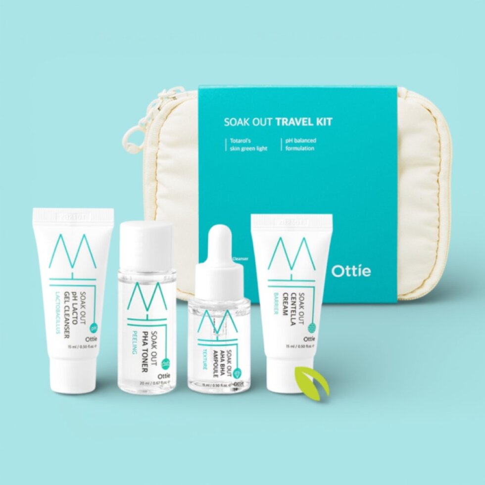 OTTIE - Soak Out Travel Kit - Cestovní balíček - 4ks