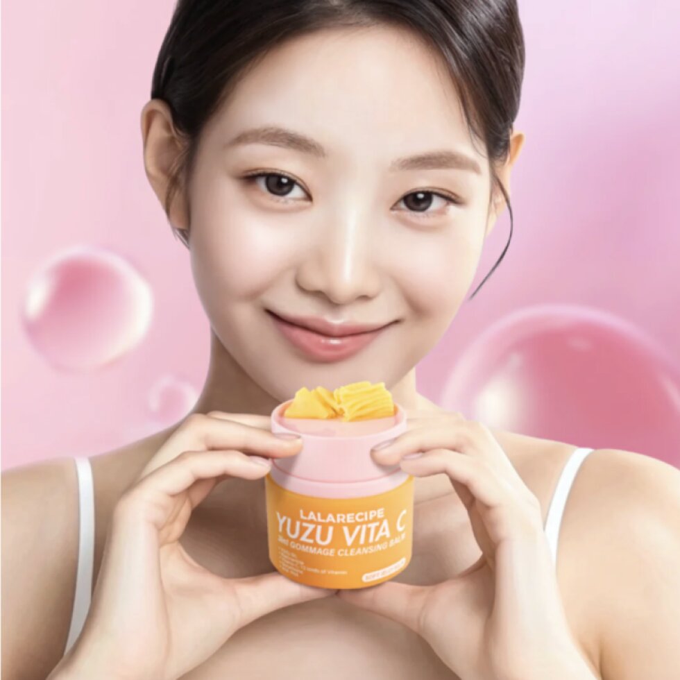 LALARECIPE - Yuzu Vita C 3in1 Gommage Cleansing Balm – Čisticí balzám 3v1 s yuzu a vitamínem C- 50 ml