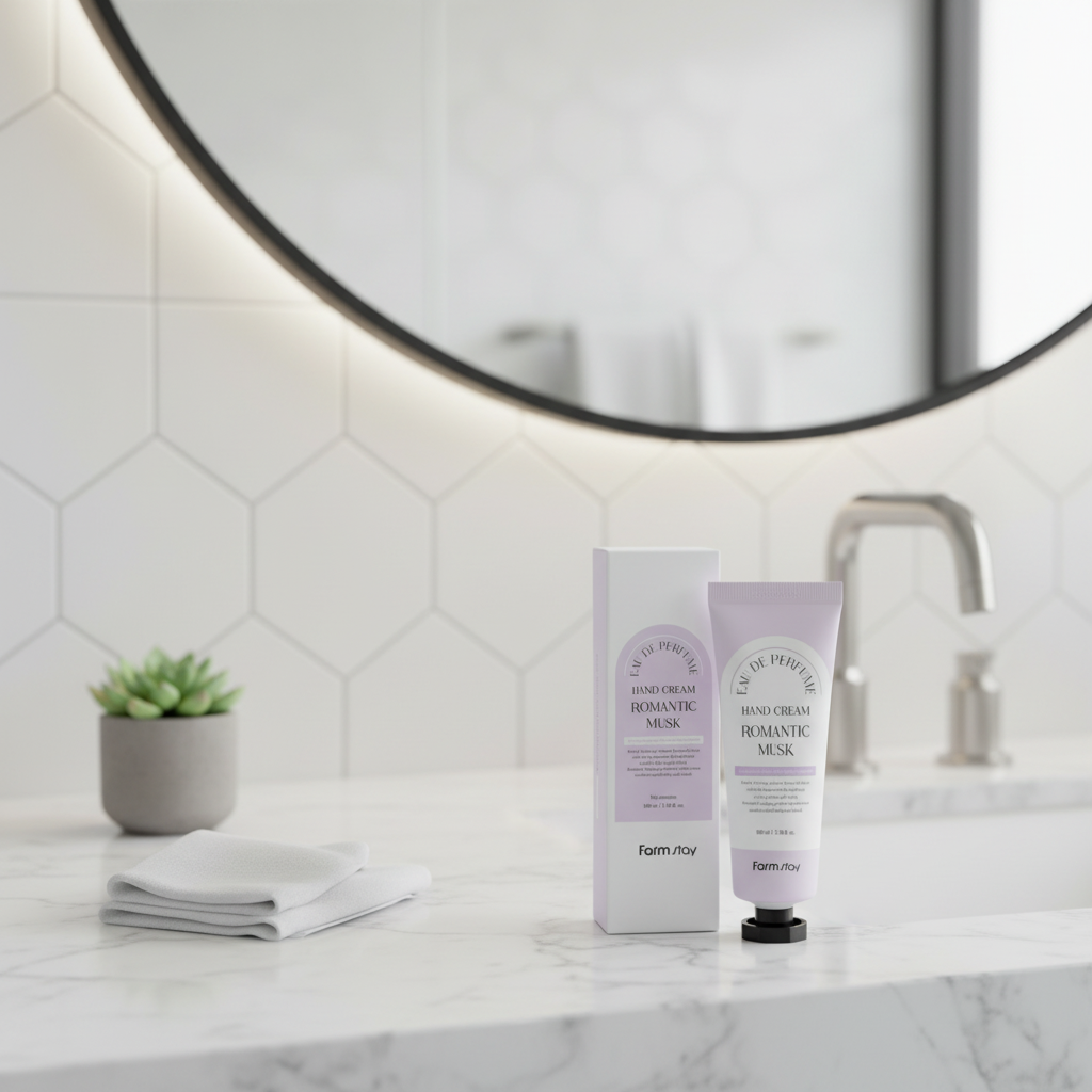 Farm Stay - Eau De Parfume Hand Cream Romantic Musk - Parfemovaný krém na ruce s vůní jemného pižma - 100 ml