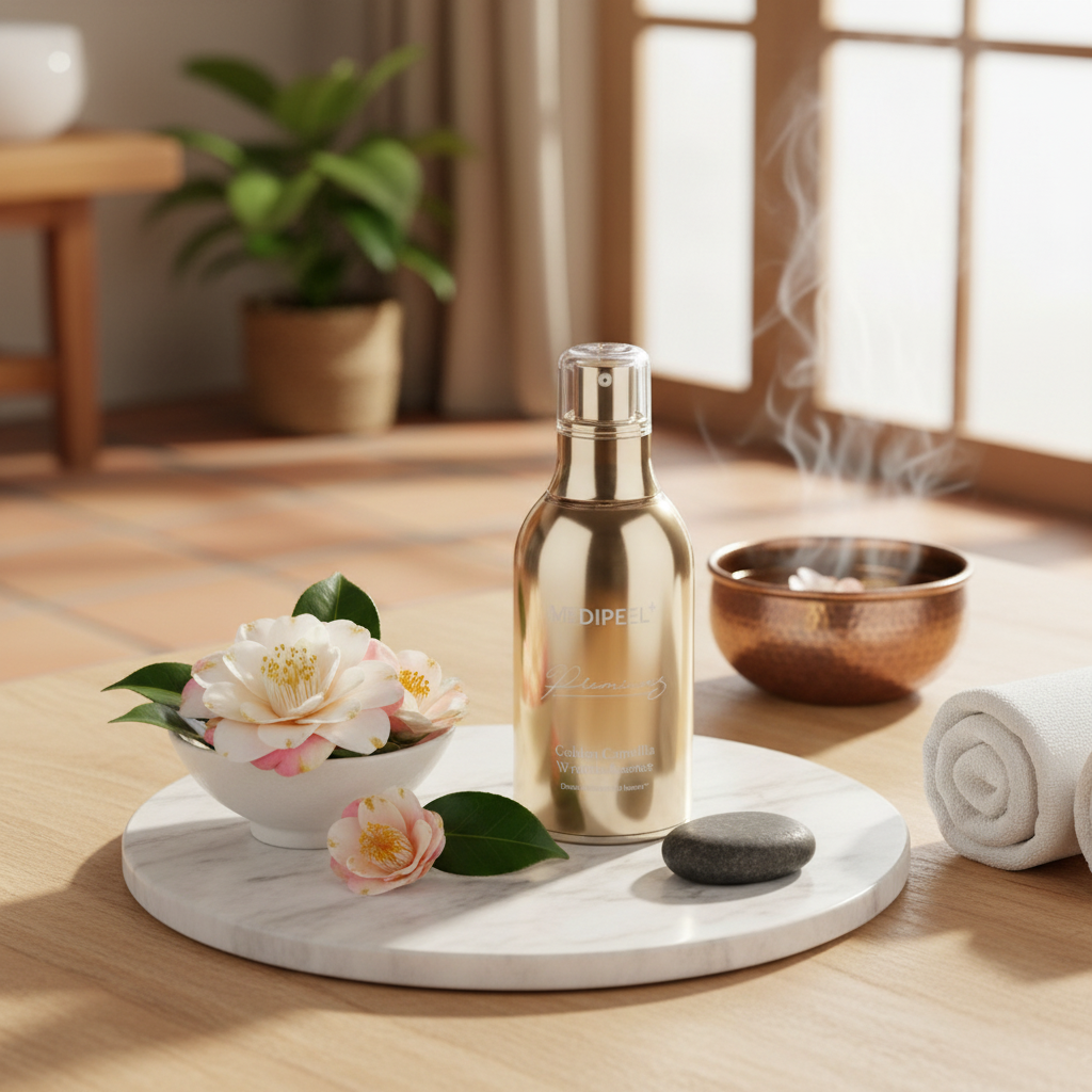 MEDI-PEEL - Golden Camellia Wrinkle Essence - Luxusní protivrásková esence - 50 ml