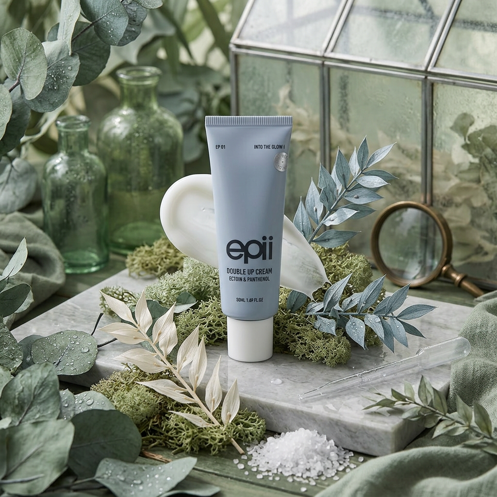EPII - Double Up Cream Ectoin & Panthenol - Intenzivní zklidňující a ochranný krém s ektoinem a panthenolem - 50 ml